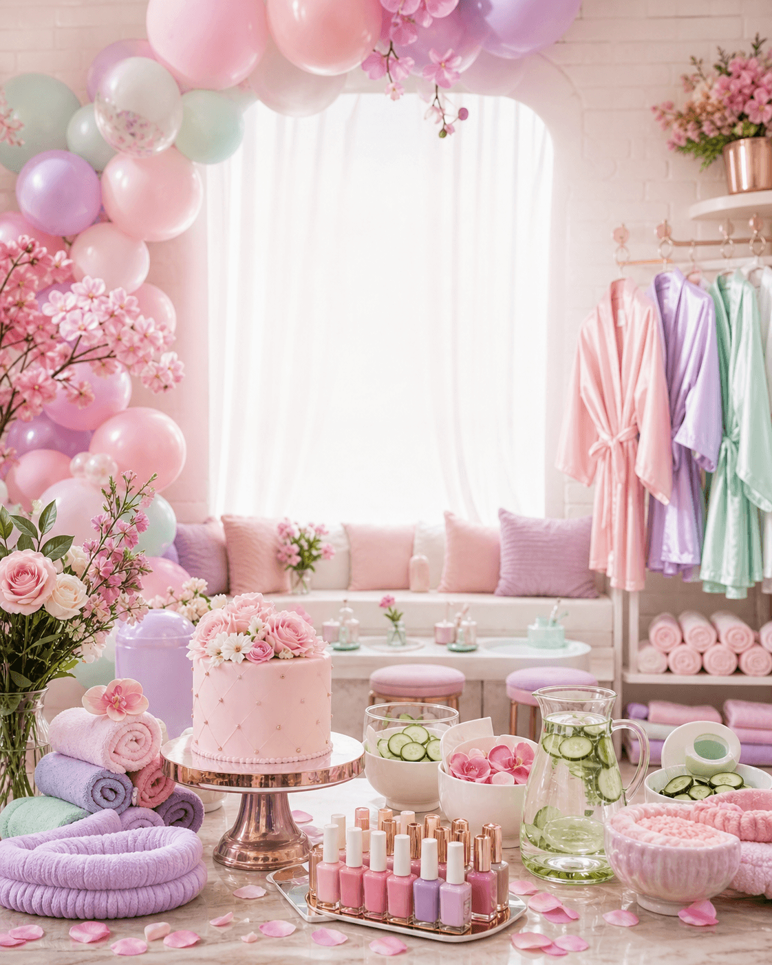 Vista previa de la invitación Spa Pastel