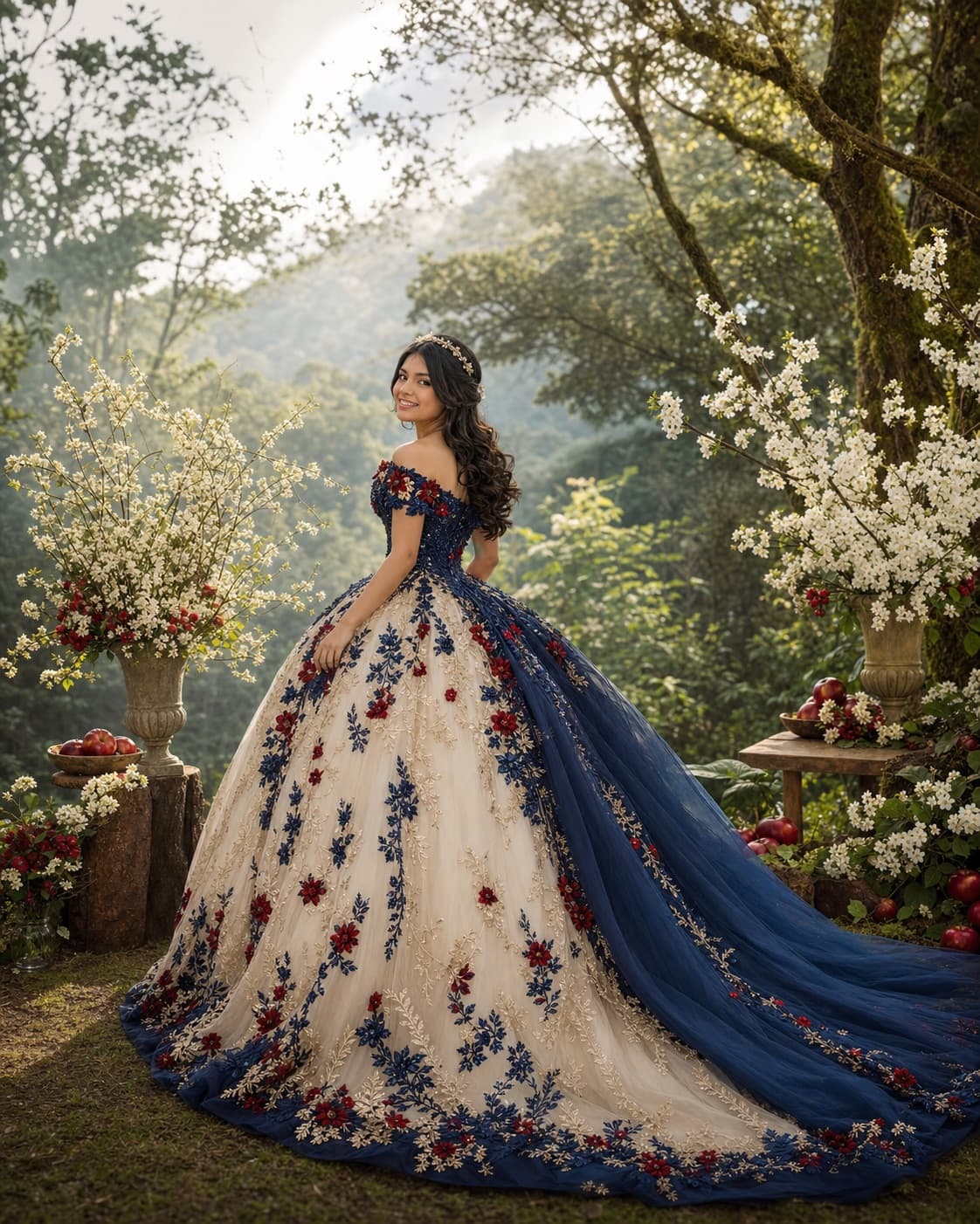 Vista previa de la invitación Blancanieves · Bosque de Rubí